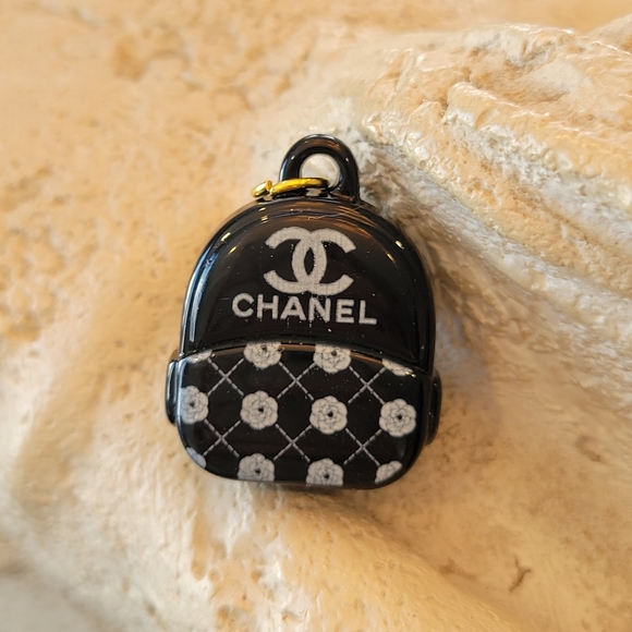 Other - CC Chanel Backpack Zipper Pull Button Stamped Charm